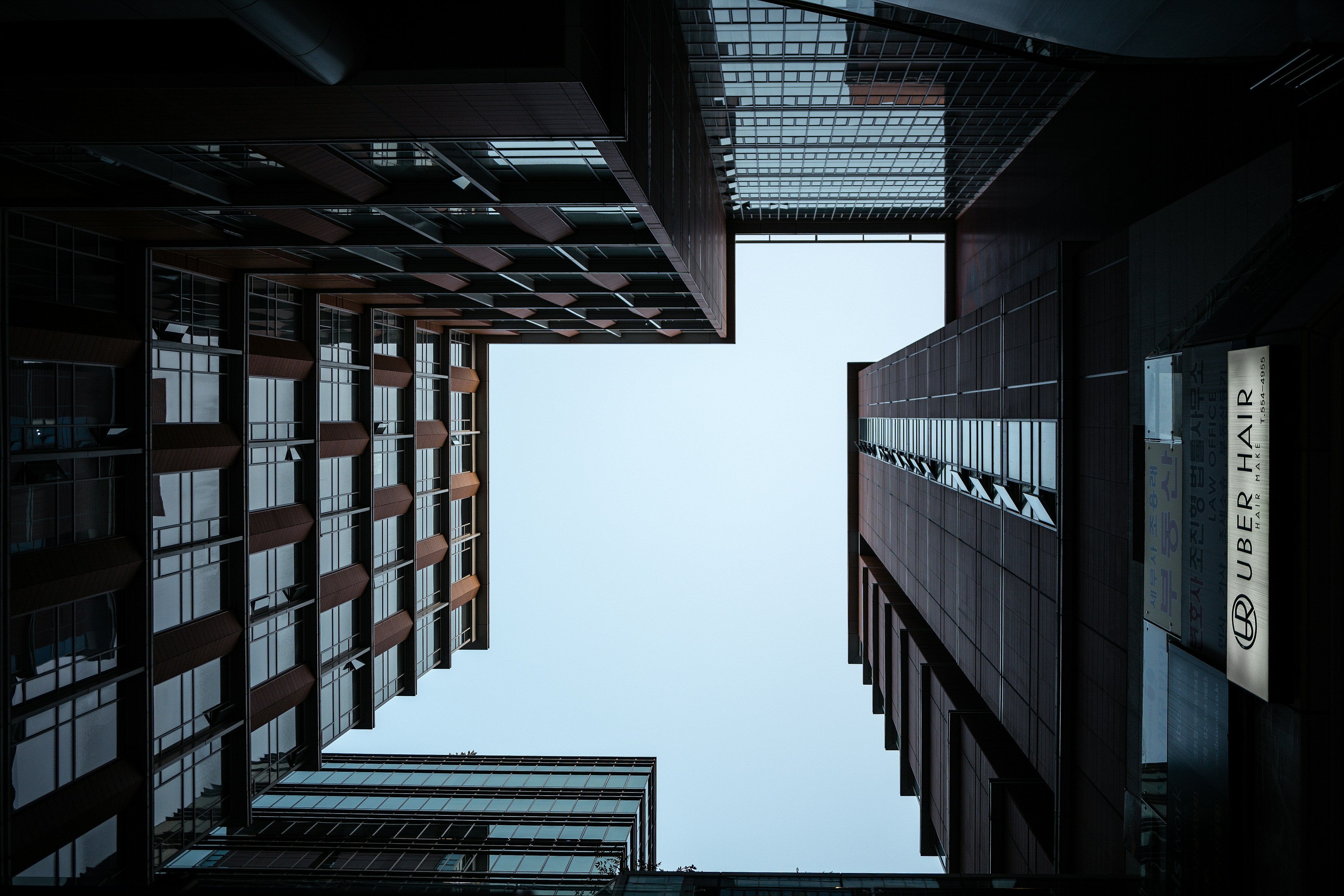 low angle photo of high-rise building